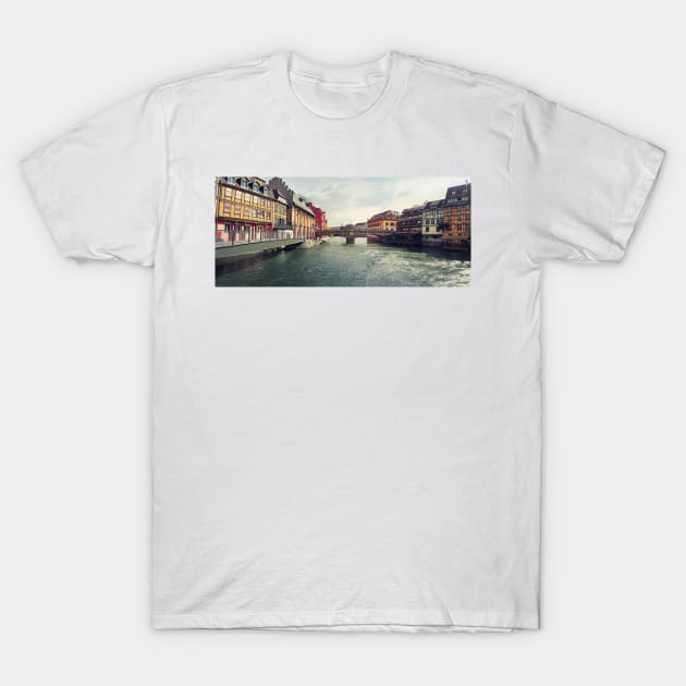 Strasbourg panorama T-Shirt by psychoshadow